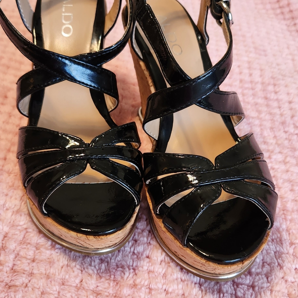Aldo Black laddies flatform